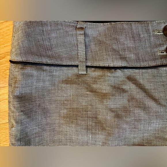 White House Black Market women’s linen blend wide leg trousers size 12 NWT - Picture 5 of 11